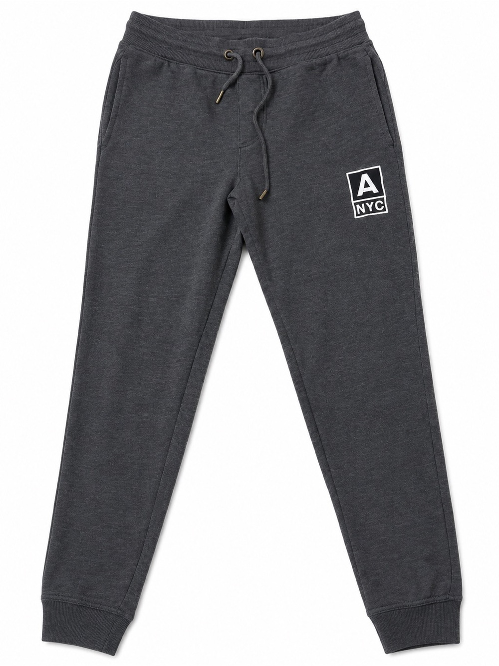 Aeropostale NYC Heritage Fleece Charcoal Gray Drawstring Joggers Size XS women’s